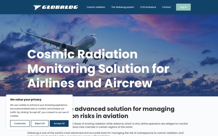 Screenshot of globalog.com