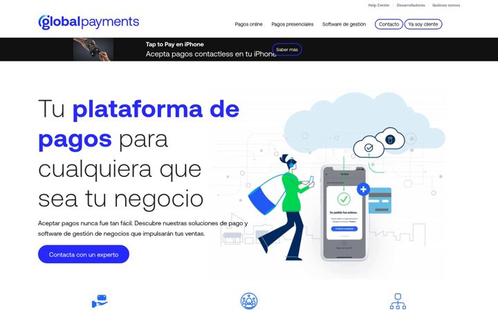 Screenshot of globalpayments.es