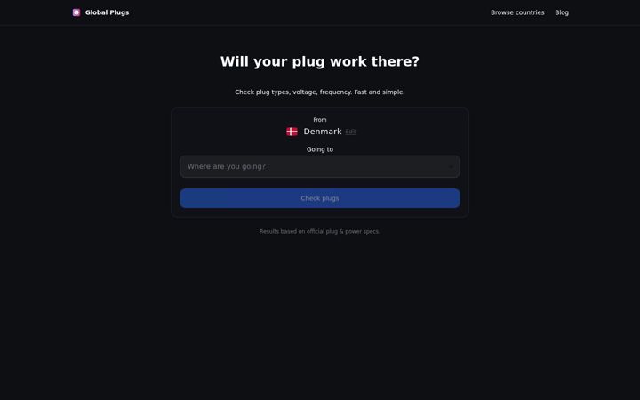 Screenshot of globalplugs.com