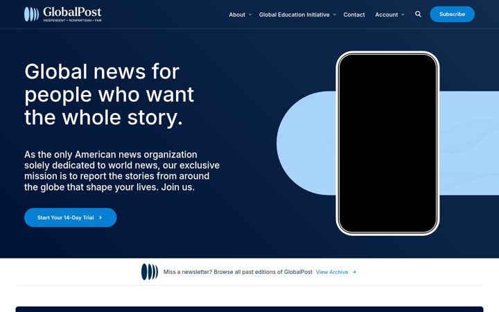 Screenshot stránky globalpost.com