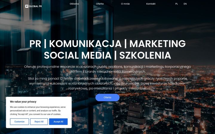 Screenshot of globalpr.pl