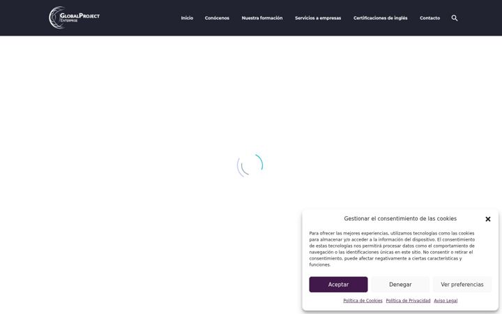 Screenshot of globalprojectenterprise.com