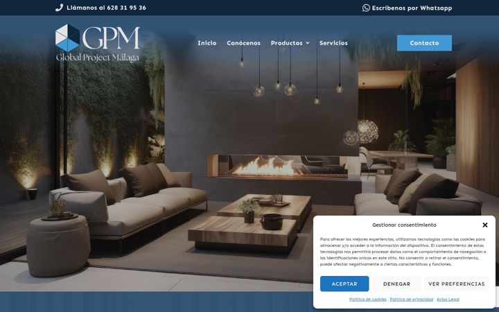 Screenshot of globalprojectmalaga.com