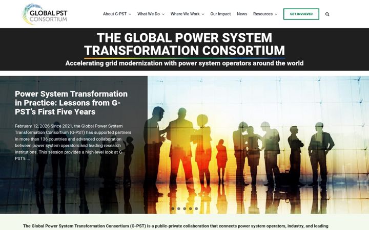Screenshot of globalpst.org