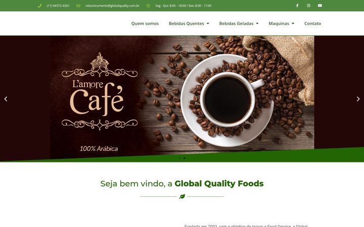 Screenshot of globalquality.com.br