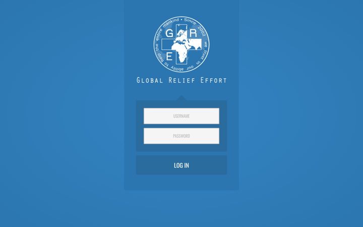 Screenshot of globalreliefeffort.com