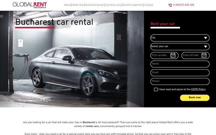 Screenshot of globalrent.ro