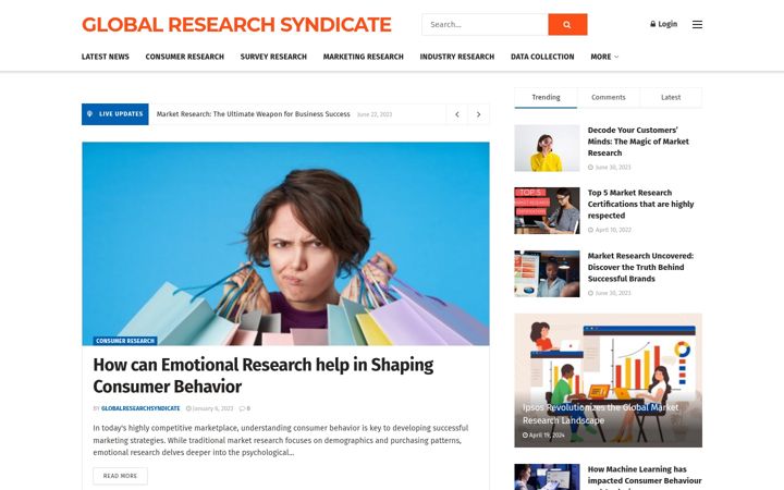 Screenshot of globalresearchsyndicate.com