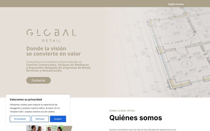 Screenshot of globalretailrealestate.com