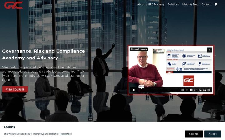 Screenshot of globalriskclinic.com