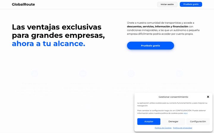Screenshot of globalroute.es