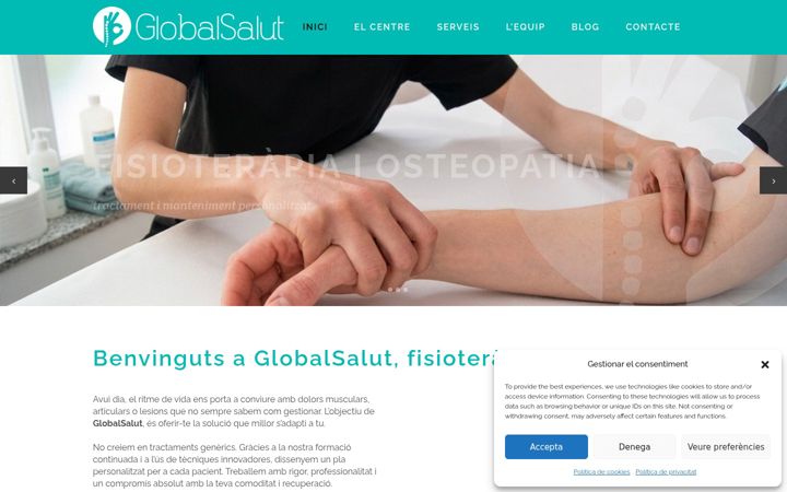Screenshot of globalsalut.cat