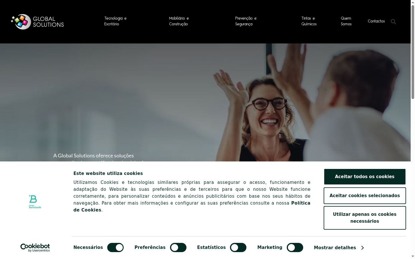 Screenshot tal-banner tal-kunsens muri qabel kwalunkwe interazzjoni