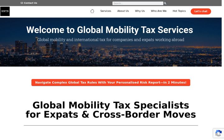 Screenshot of globaltax.services