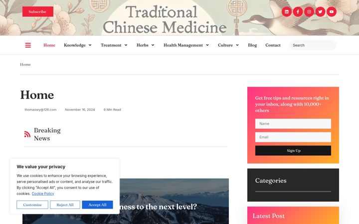 Screenshot of globaltcmhub.com
