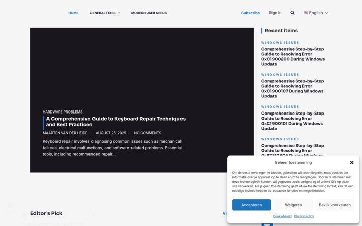 Screenshot of globaltechfix.com