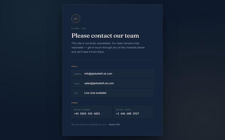 Screenshot of globaltefluk.net