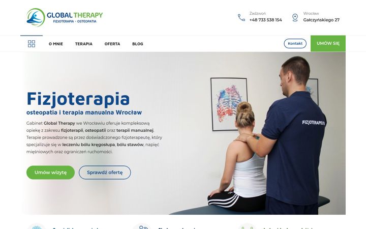 Screenshot of globaltherapy.pl