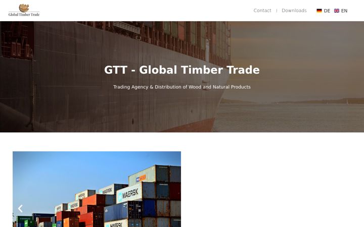 Screenshot of globaltimbertrade.com