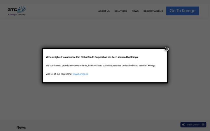 Screenshot of globaltradecorp.com