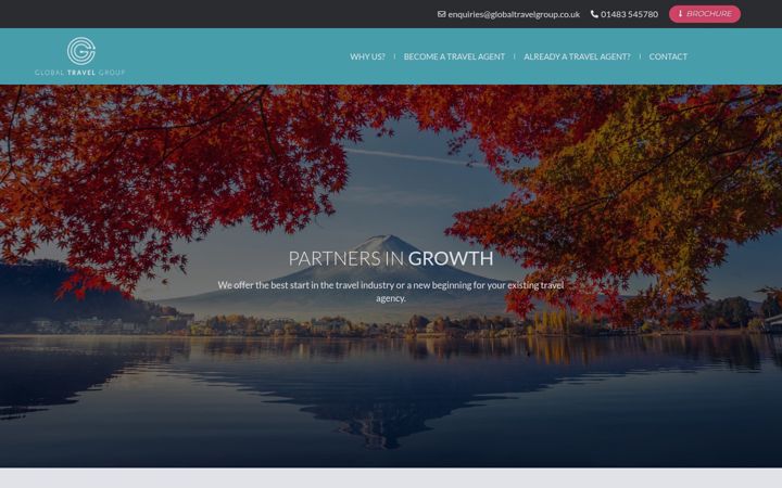 Screenshot of globaltravelgroup.com