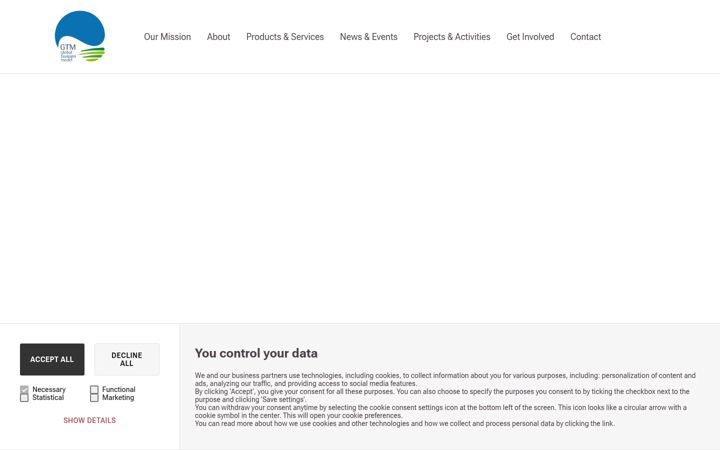 Screenshot of globaltsunamimodel.org