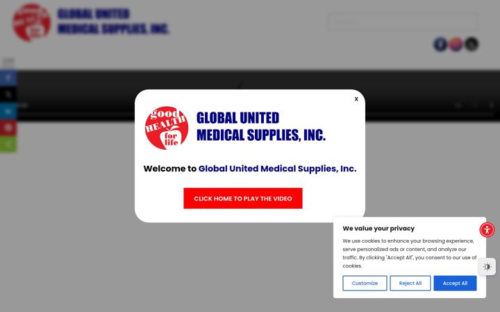Screenshot of globaluniteddme.com
