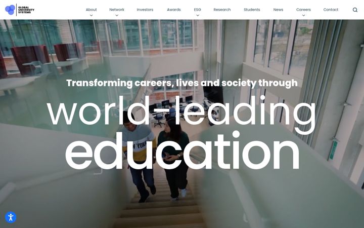 Screenshot of globaluniversitysystems.com
