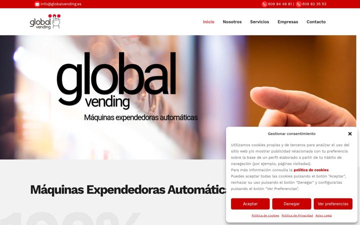 Screenshot of globalvending.es