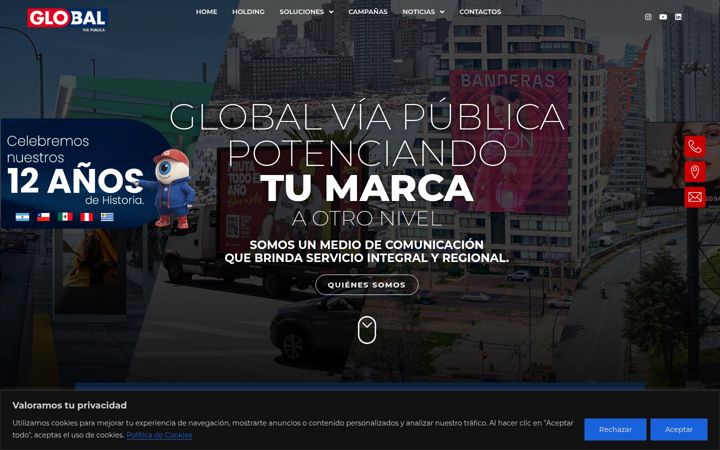 Screenshot of globalviapublica.com