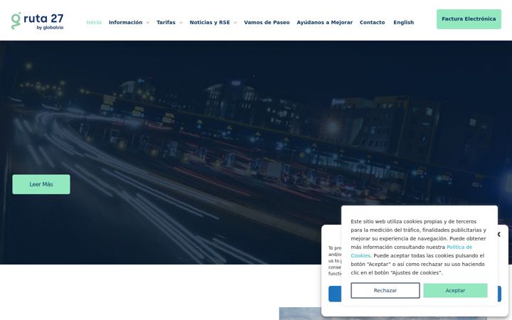 Screenshot of globalviaruta27.com