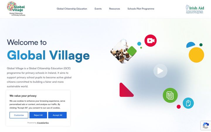 Screenshot of globalvillageschools.ie