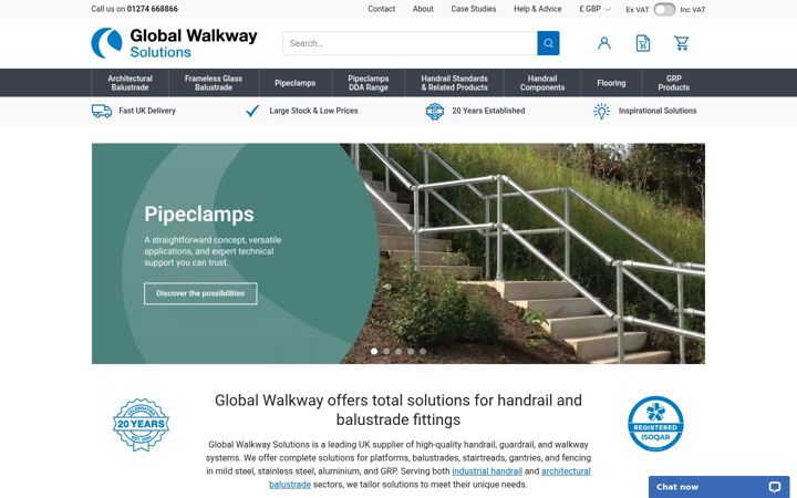 Screenshot of globalwalkway.com