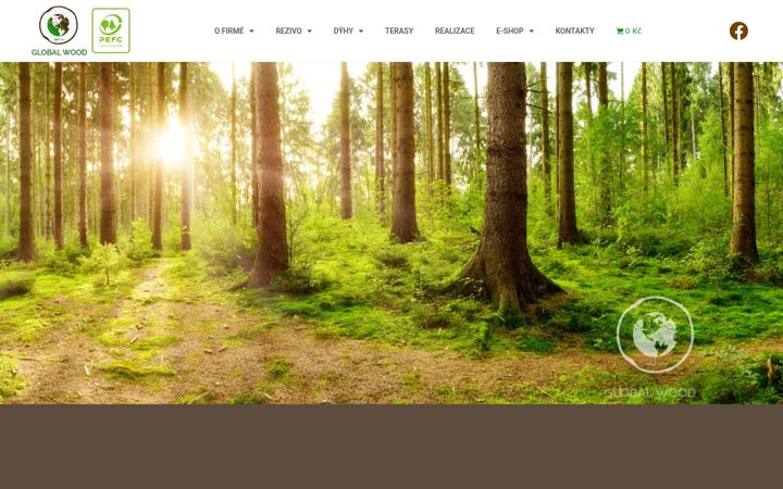 Screenshot of globalwood.cz