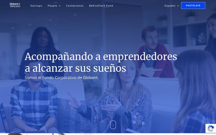 Screenshot of globantventures.com