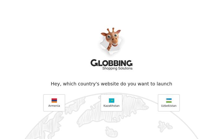 Screenshot of globbing.com