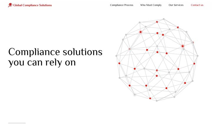Screenshot of globcompliance.com
