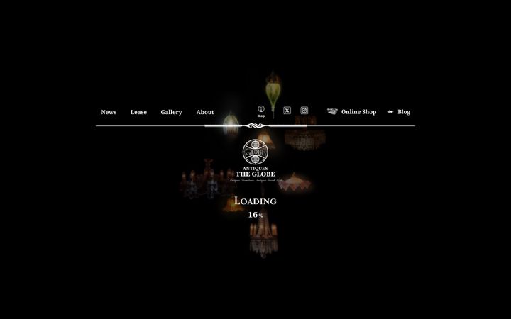 Screenshot of globe-antiques.com