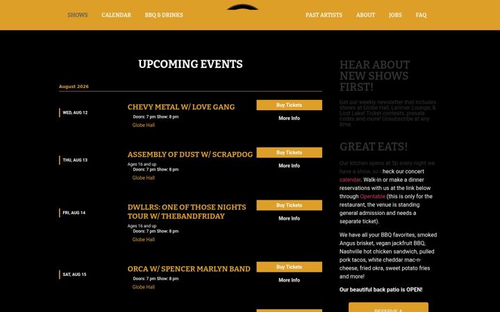 Screenshot of globehall.com