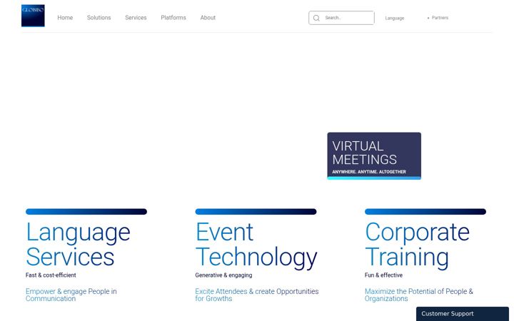 Screenshot of globibo.com