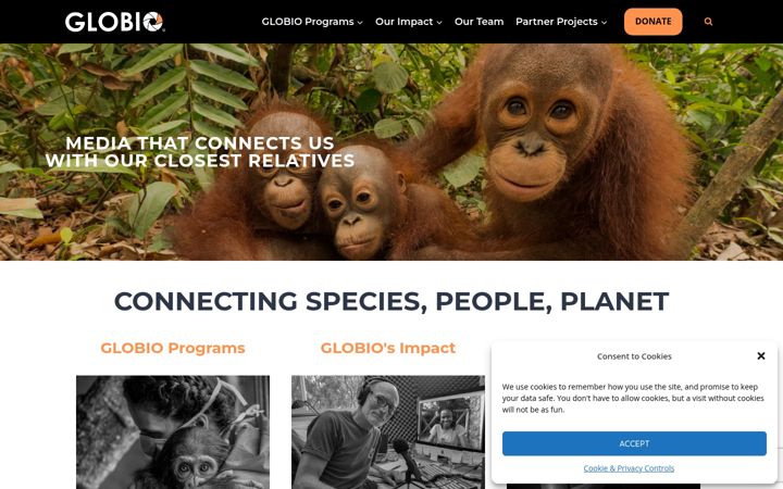 Screenshot of globio.org