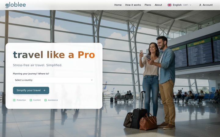 Screenshot of globlee.com