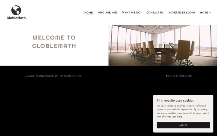 Screenshot of globlemath.com