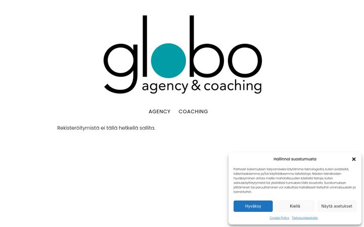 Screenshot of globo.fi