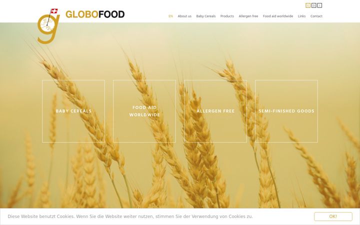 Screenshot of globofood.ch