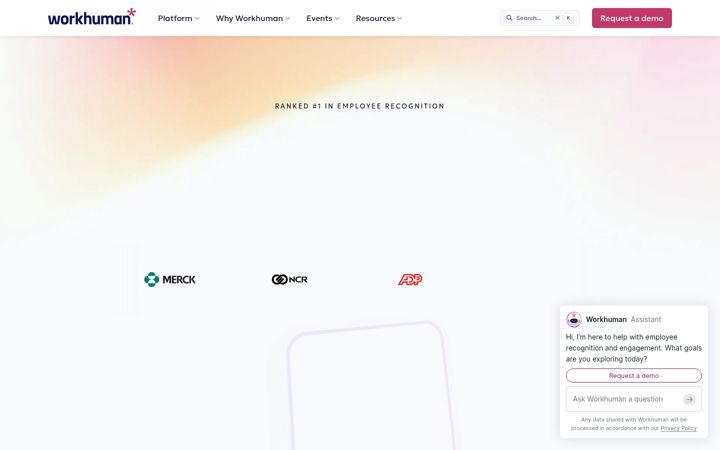 Screenshot of globoforce.com