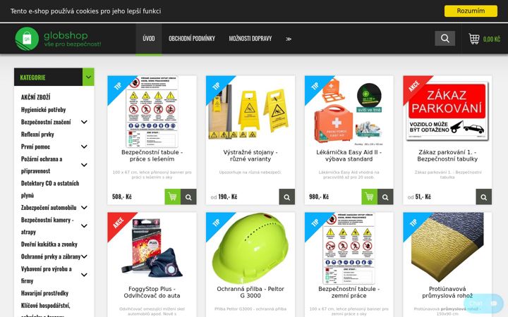 Screenshot of globshop.cz