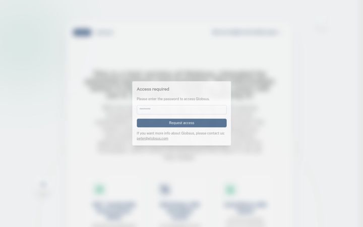 Screenshot of globsus.com