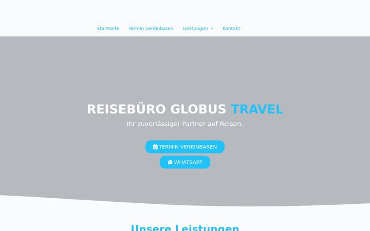 Screenshot of globus-travels.de