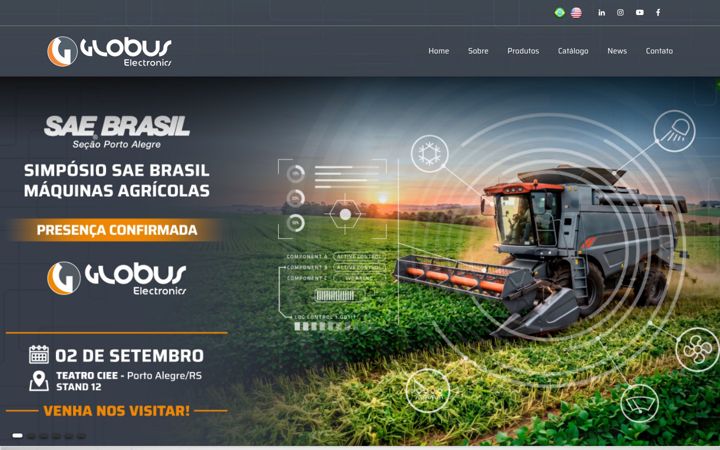 Screenshot of globus.com.br
